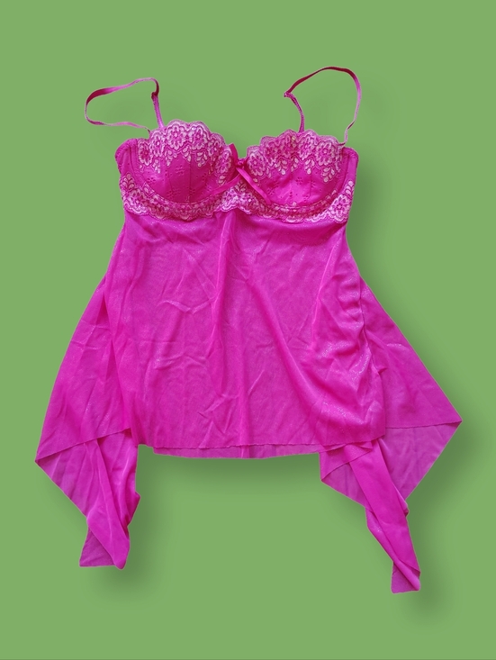 Victoria's Secret Tops - Victorias Secret Cami Lingerie Top Lace Y2K Whimsy Fairy Fairycore 34B Small NWT